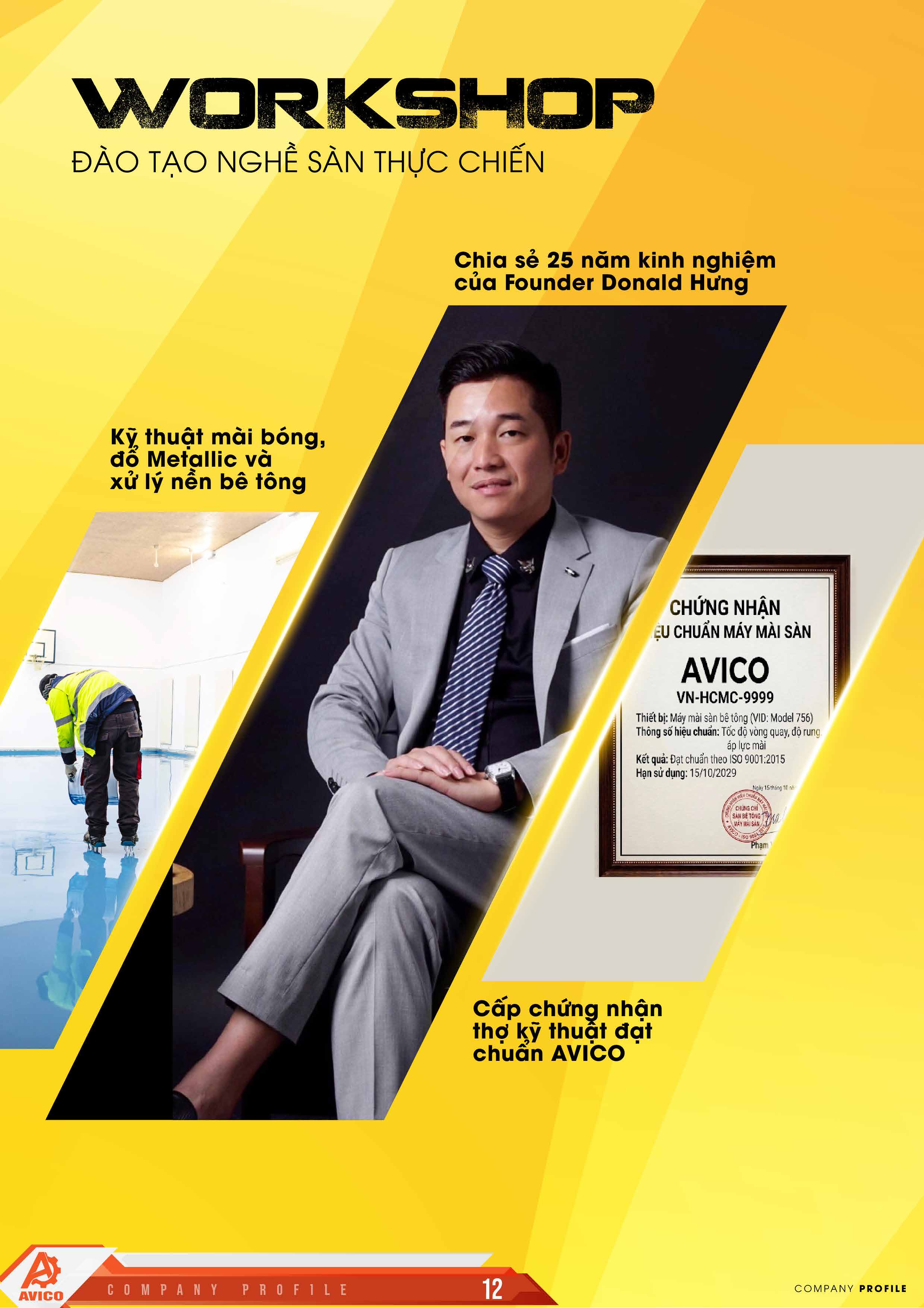 Workshop đào tạo nghề sàn thực chiến của AVICO