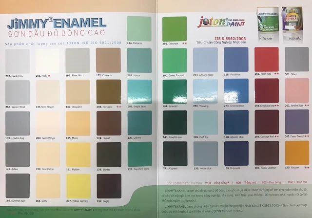 JIMMY® ENAMEL - Sơn dầu màu 1 sao