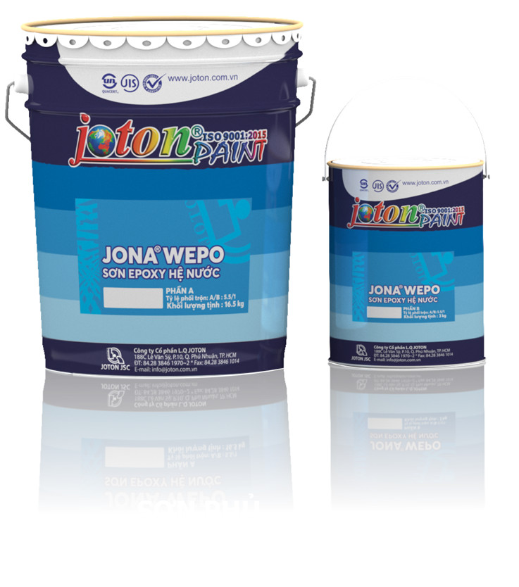 JONA® WEPO - Sơn phủ Epoxy gốc nước (màu tiêu chuẩn)