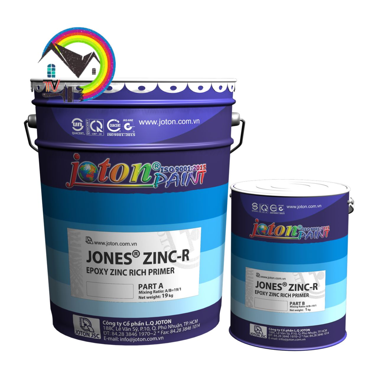 JONES® ZINC-R - Sơn lót Epoxy kẽm (65)
