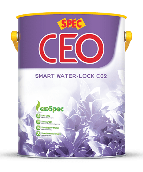 SPEC CEO SMART WATER-LOCK C02 – SƠN CHỐNG THẤM ĐA SẮC, TRỰC TIẾP TƯỜNG