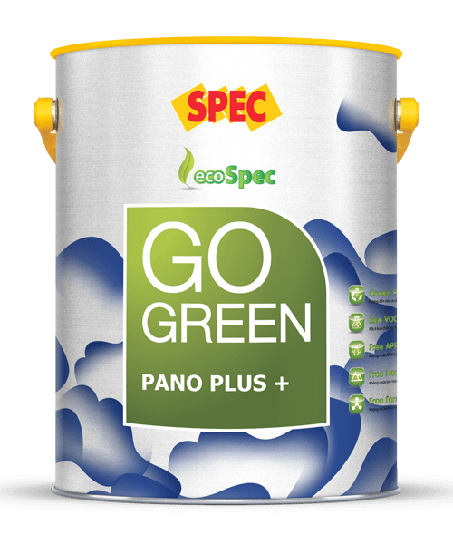 SPEC GO GREEN PANO PLUS +  – SƠN NGOẠI THẤT CAO CẤP CHỐNG THẤM & CHỐNG RẠN NỨT