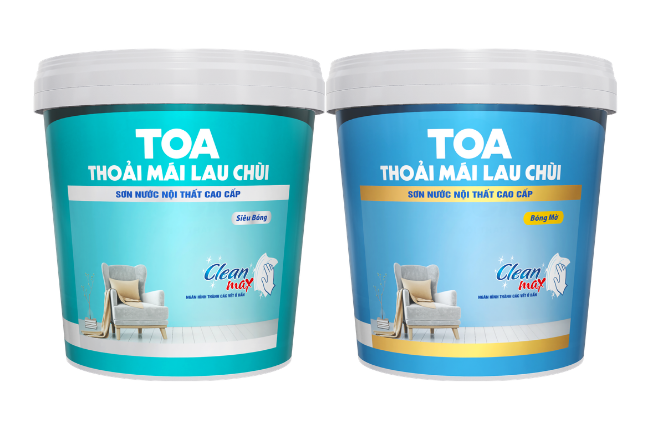 Sơn nước nội thất cao cấp TOA Thoải Mái Lau Chùi