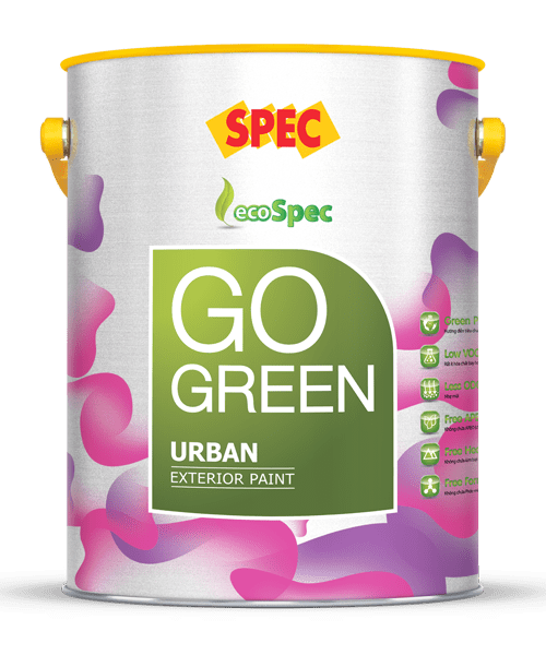 SPEC GO GREEN URBAN EXTERIOR PAINT – SƠN SPEC XANH NGOẠI THẤT SIÊU HẠNG