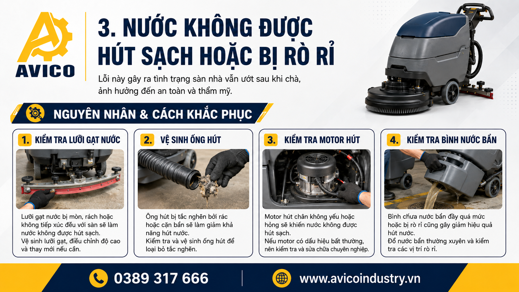 10 Lỗi Máy Chà Sàn Thường Gặp & Cách Khắc Phục Nhanh Chóng 3 23074577 5b95 4a52 b253 39a8d17c9cb3