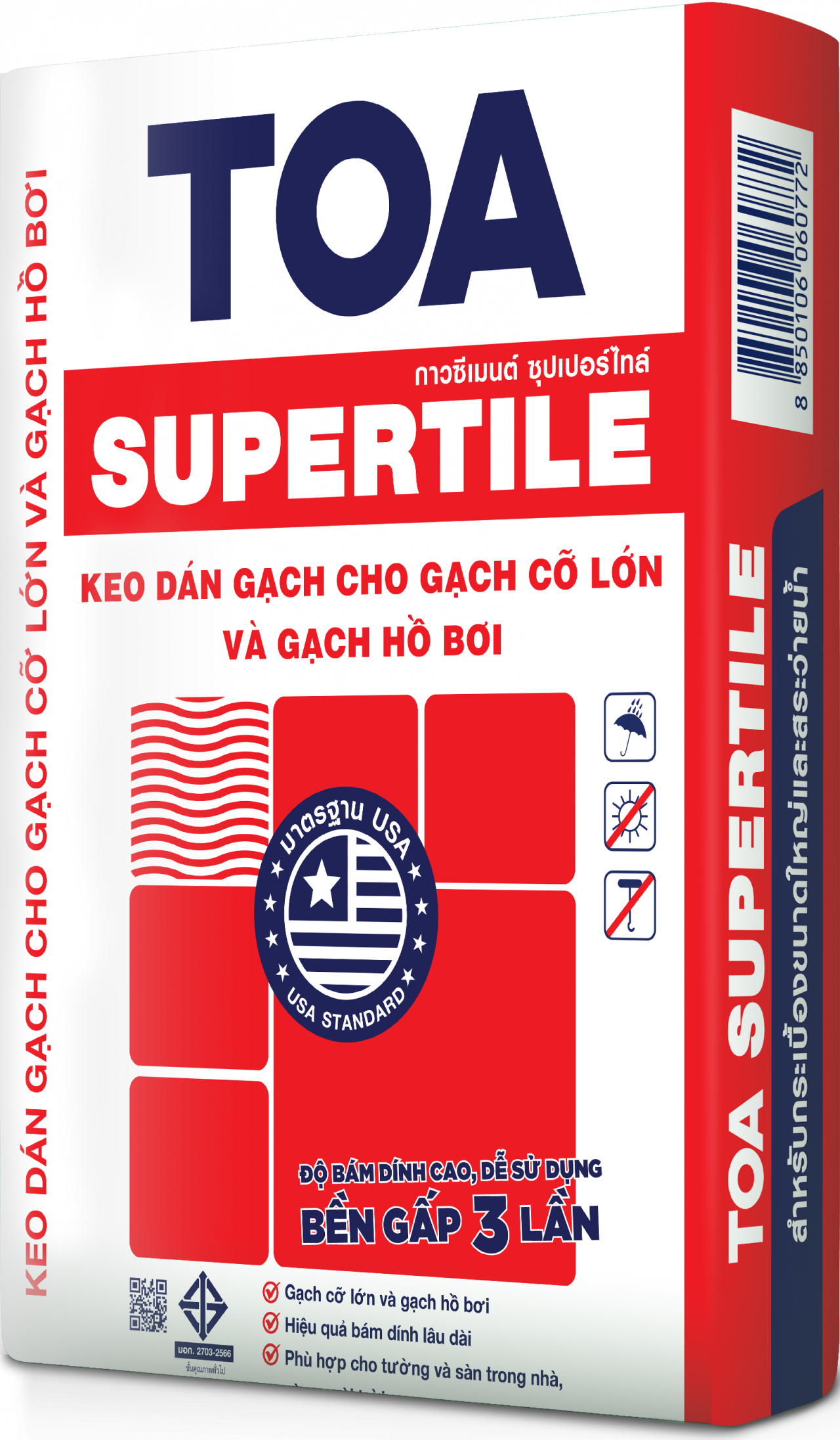 Keo dán gạch TOA Supertile