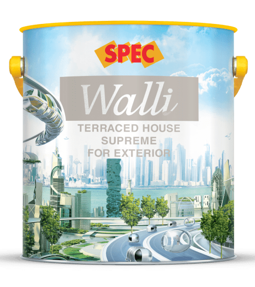 SPEC WALLI TERRACED HOUSE SUPREME FOR EXTERIOR- SƠN CHỐNG THẤM NHÀ LIỀN KỀ NGOẠI THẤT CHUYÊN DỤNG MÀU GHI