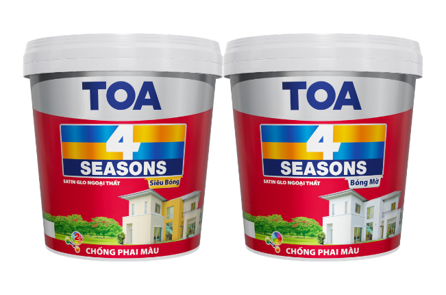 Sơn nước ngoại thất TOA 4 Seasons Satin Glo