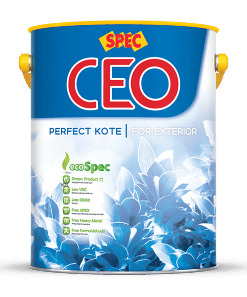 SPEC CEO PERFECT KOTE FOR EXTERIOR – SƠN NGOẠI THẤT CHỐNG THẤM, BÓNG CAO CẤP