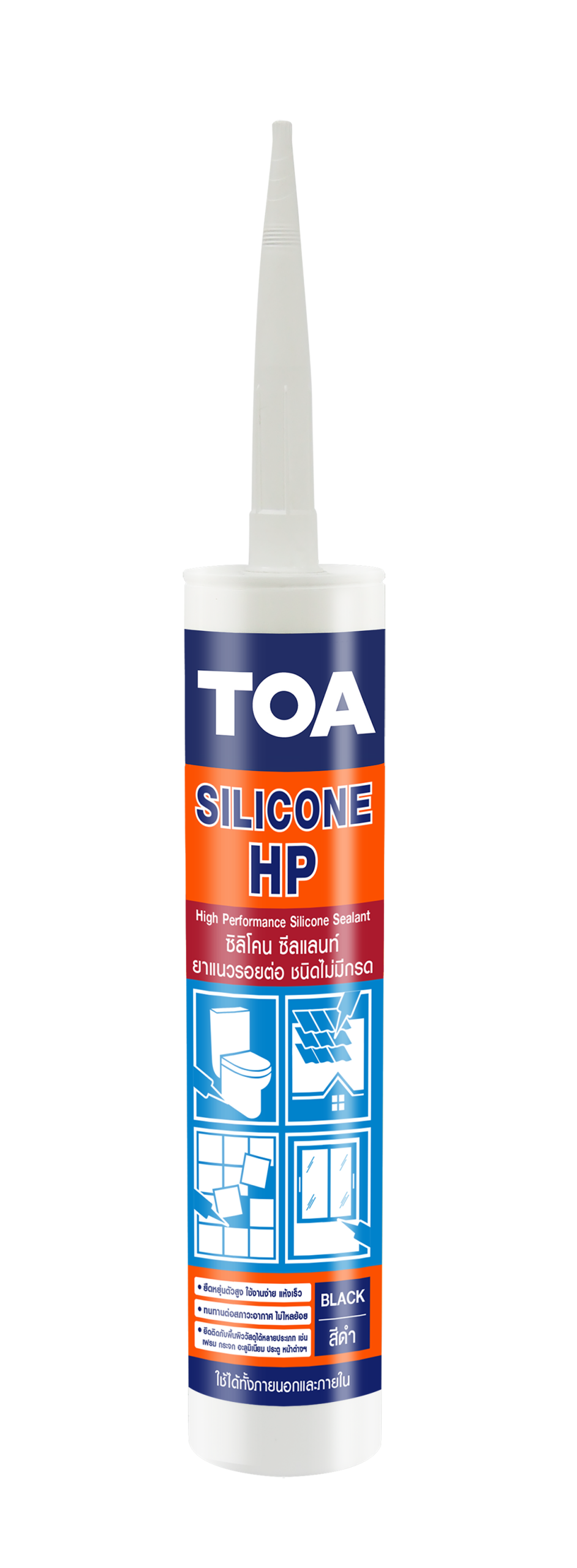 TOA Silicone Sealant (HP) - Keo trám khe một thành phần gốc silicone