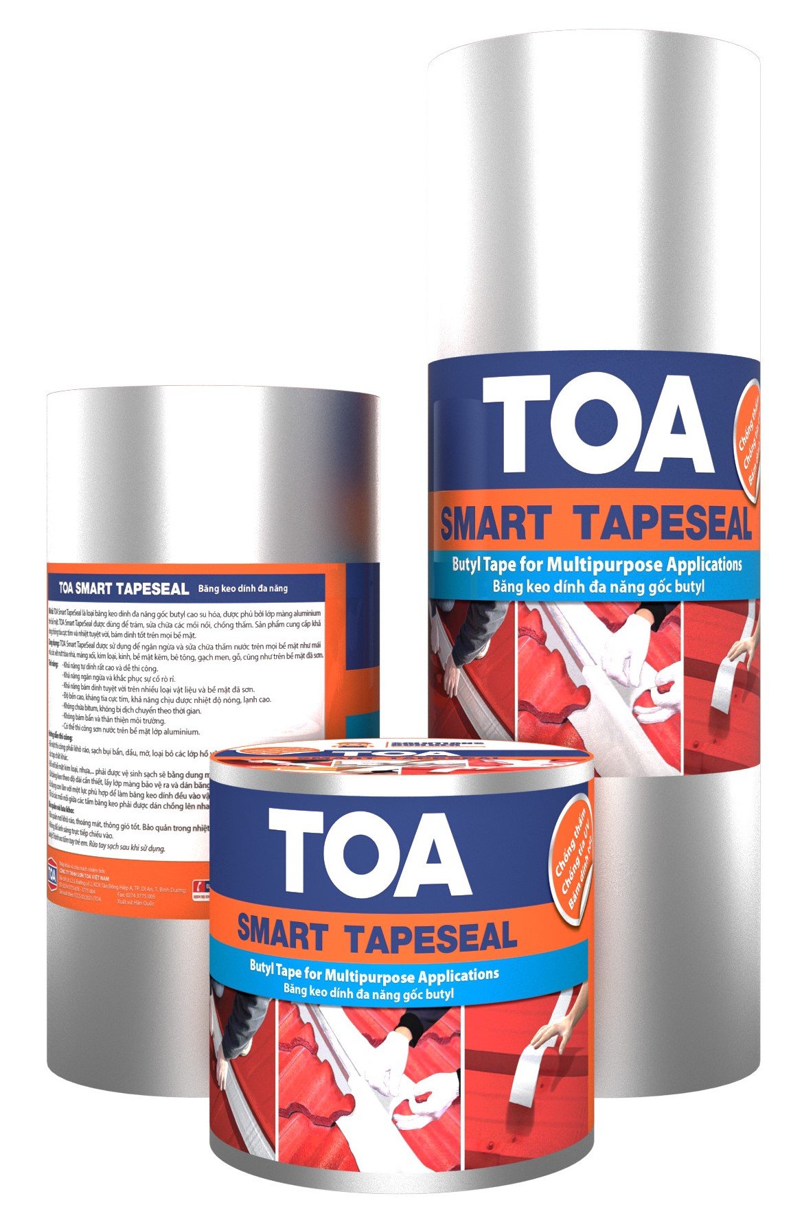 Băng keo dính đa năng gốc butyl TOA Smart TapeSeal