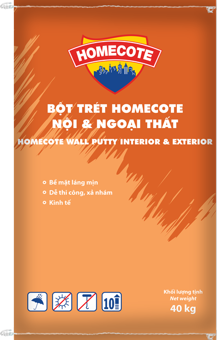 Bột trét Homecote Nội & Ngoại Thất