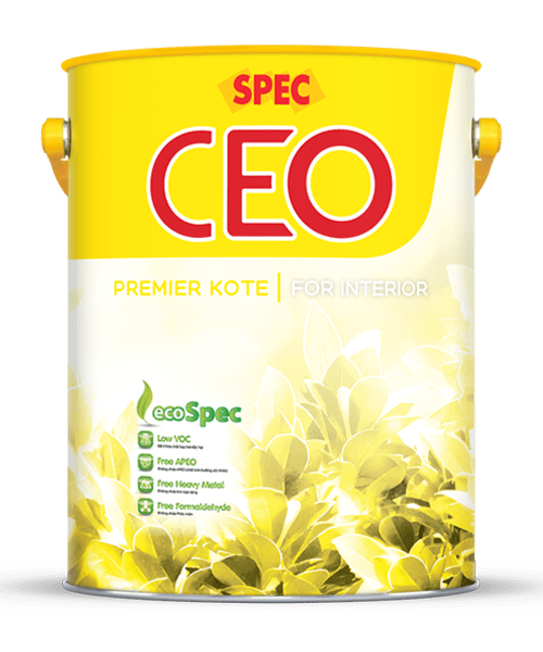 SPEC CEO PREMIER KOTE FOR INTERIOR – SƠN NỘI THẤT CAO CẤP, ĐẸP HOÀN HẢO