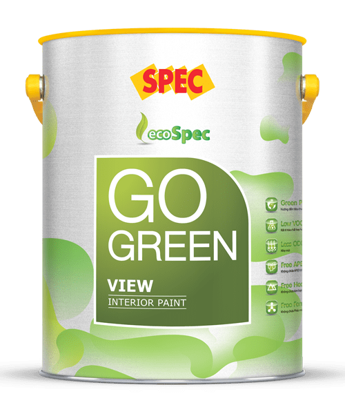 SPEC GO GREEN VIEW INTERIOR PAINT – SƠN NỘI THẤT MỜ CỔ ĐIỂN CAO CẤP