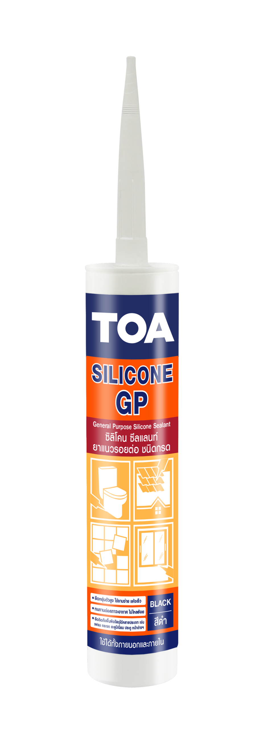 TOA Silicone Sealant (GP) - Keo trám khe một thành phần gốc silicone