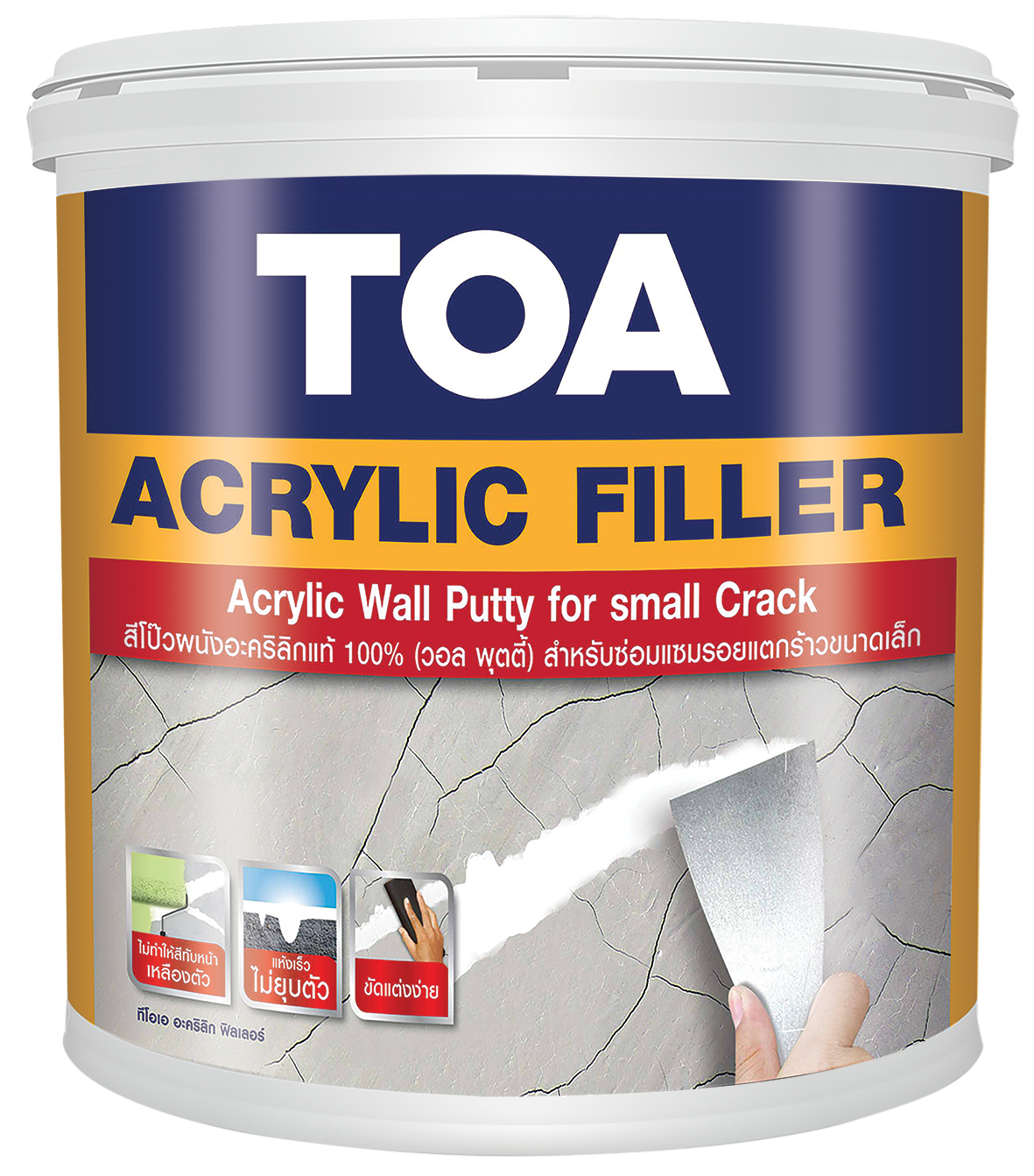 Keo trám vết nứt gốc acrylic TOA Acrylic Filler