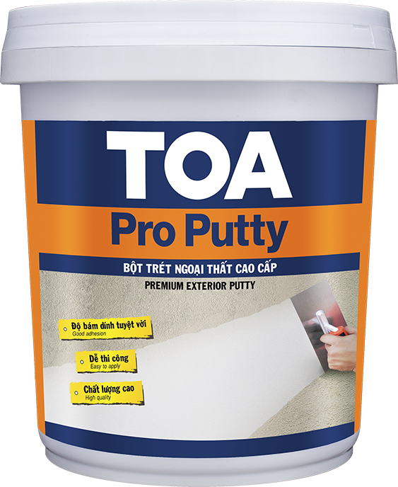Bột trét ngoại thất cao cấp TOA Pro Putty