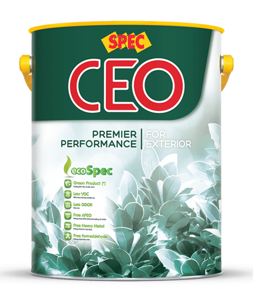 SPEC CEO PREMIER PERFORMANCE FOR EXTERIOR – SƠN NGOẠI THẤT CHỐNG THẤM, CHỐNG BÁM BẤN