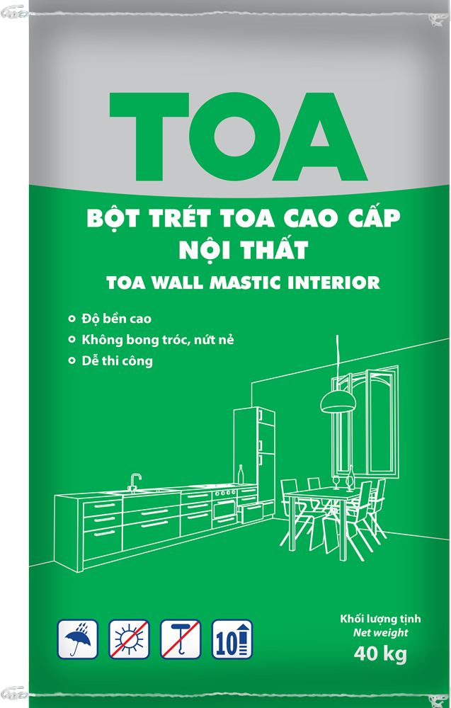 Bột trét TOA Cao cấp Nội thất