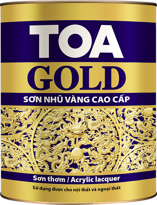 Sơn thơm nhũ vàng cao cấp TOA Gold Lacquer