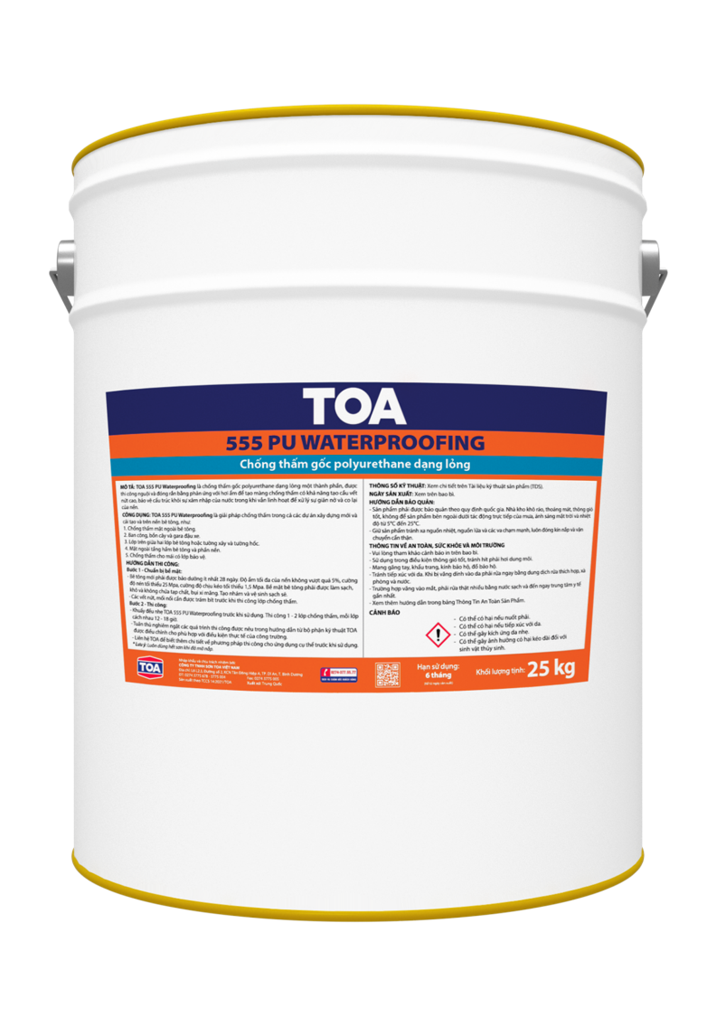 Chống thấm gốc Polyurethane TOA 555 PU Waterproofing