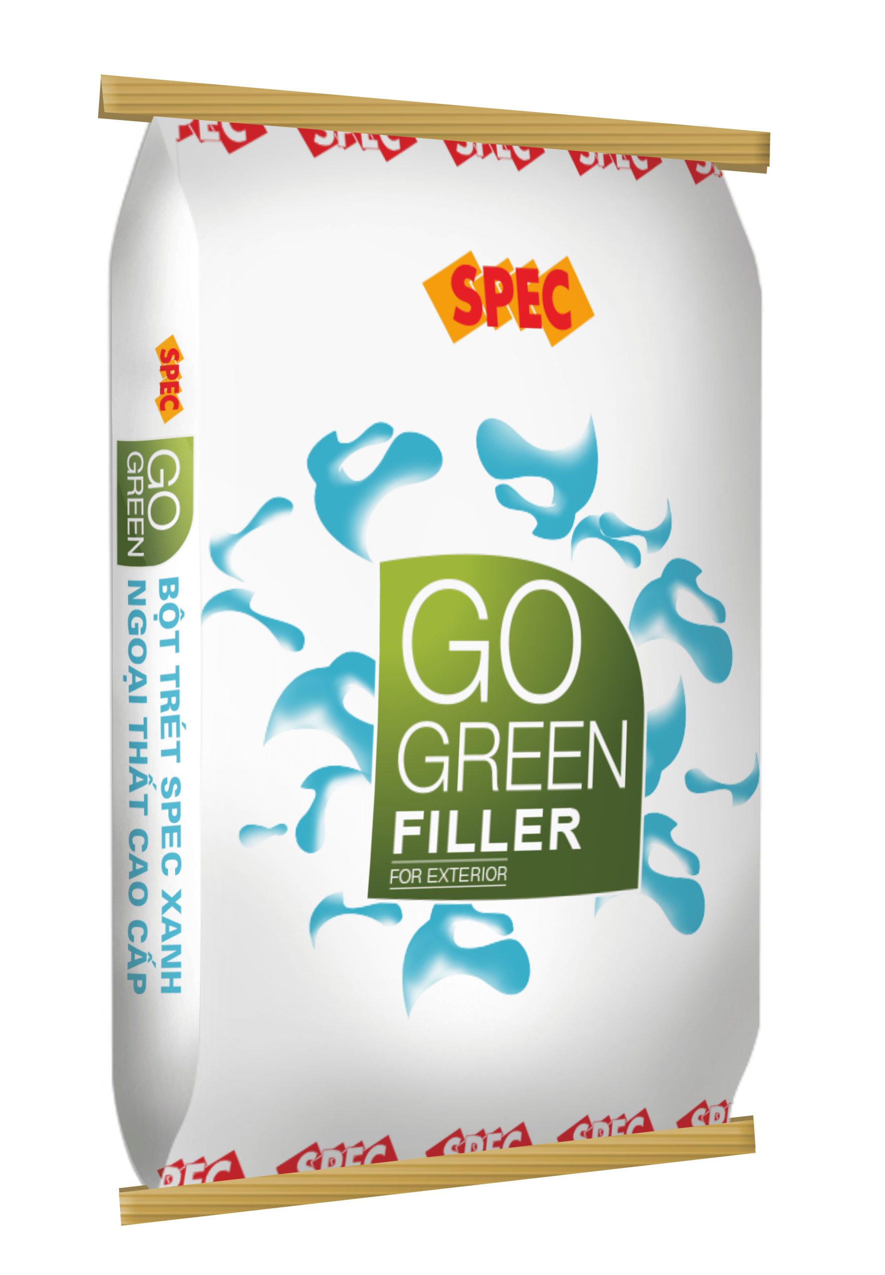 SPEC GO GREEN FILLER FOR EXTERIOR- BỘT TRÉT SPEC XANH NGOẠI THẤT CAO CẤP