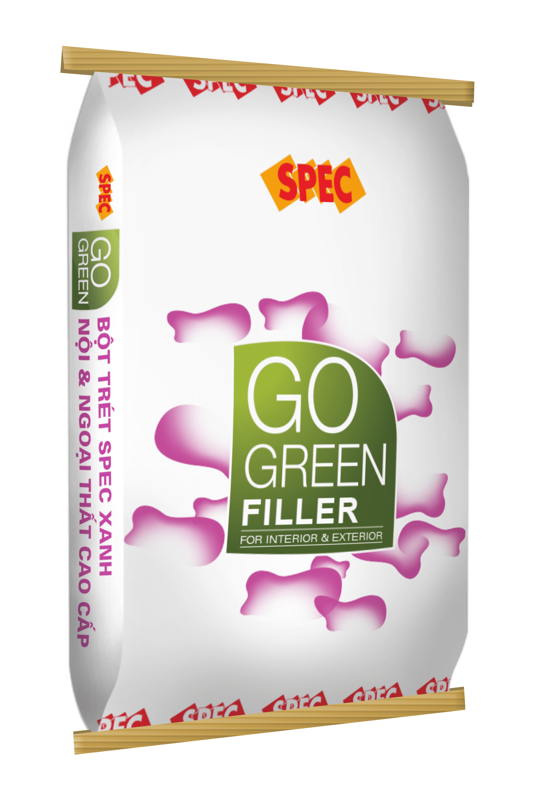 SPEC GO GREEN FILLER FOR INTERIOR & EXTERIOR – BỘT TRÉT SPEC XANH NỘI & NGOẠI THẤT CAO CẤP 