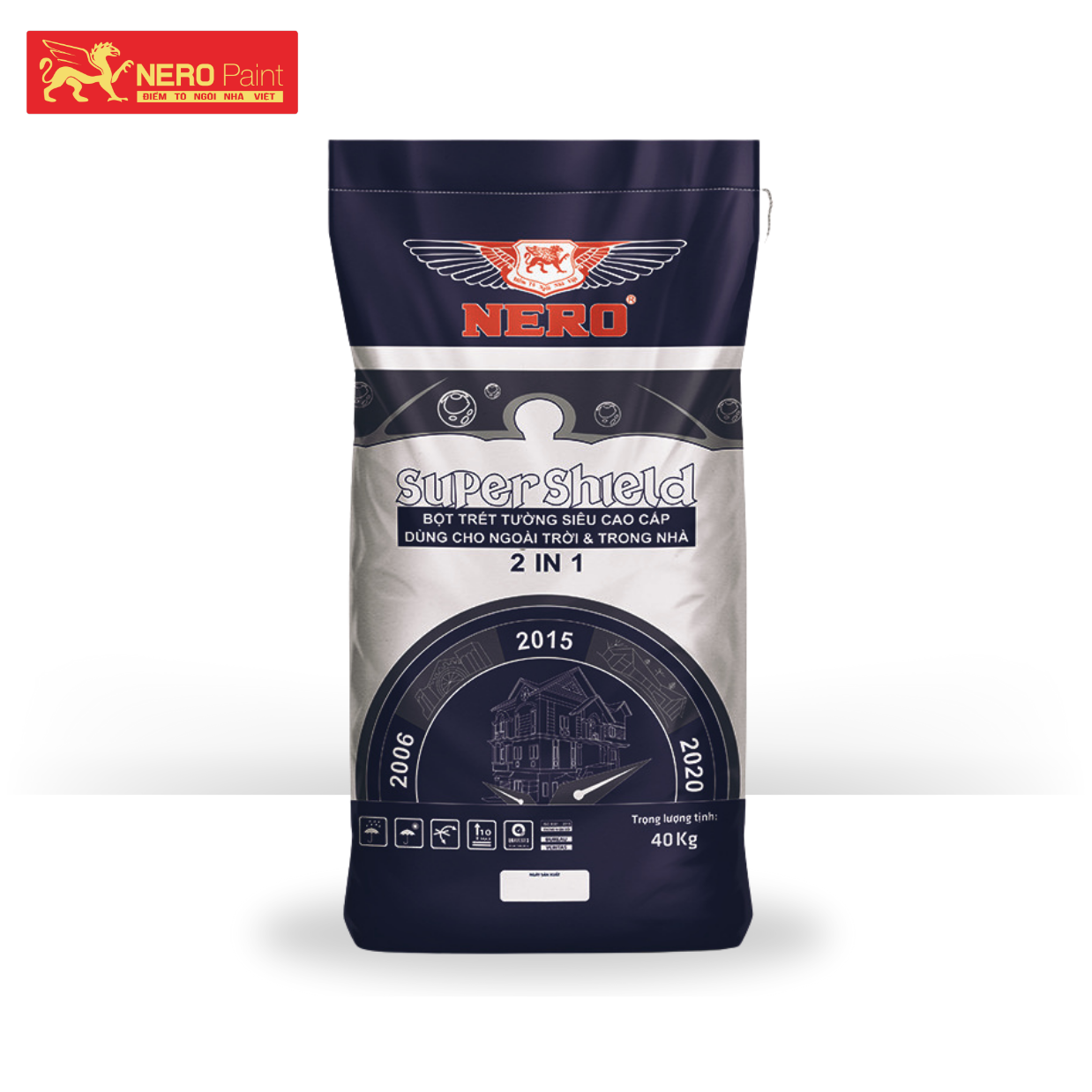 BỘT TRÉT TƯỜNG SIÊU CAO CẤP – NERO SUPER SHIELD