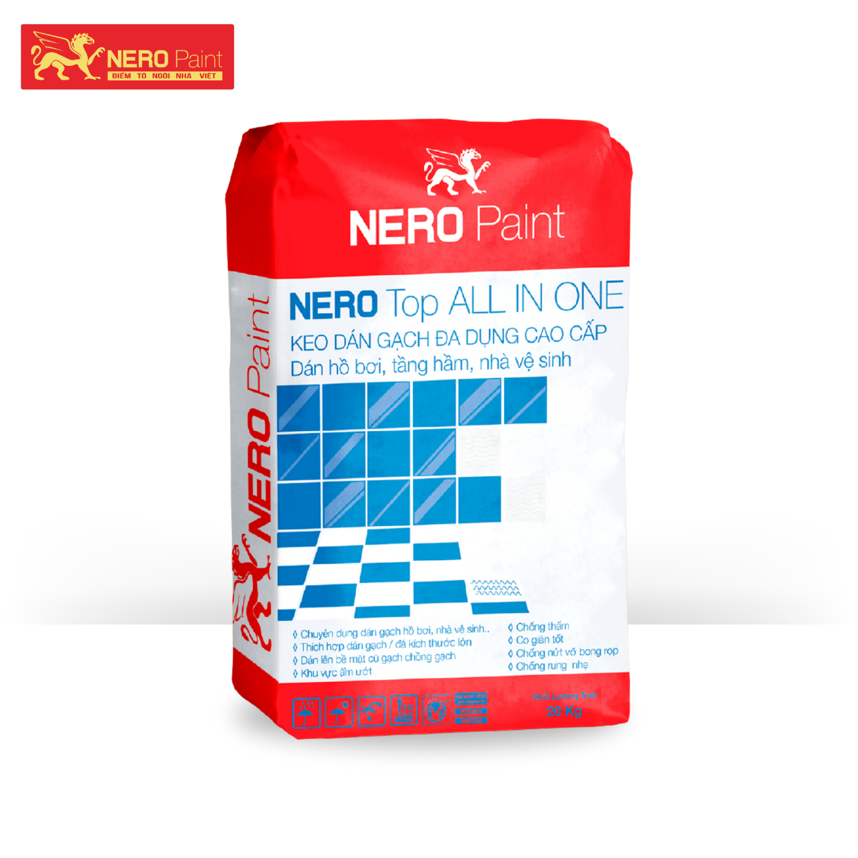 Nero Top All In One Keo dán gạch đa dụng cao cấp