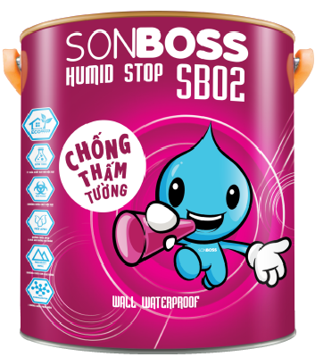 Sơn chống thấm  SONBOSS HUMID STOP WALL WATERPROOF SB02