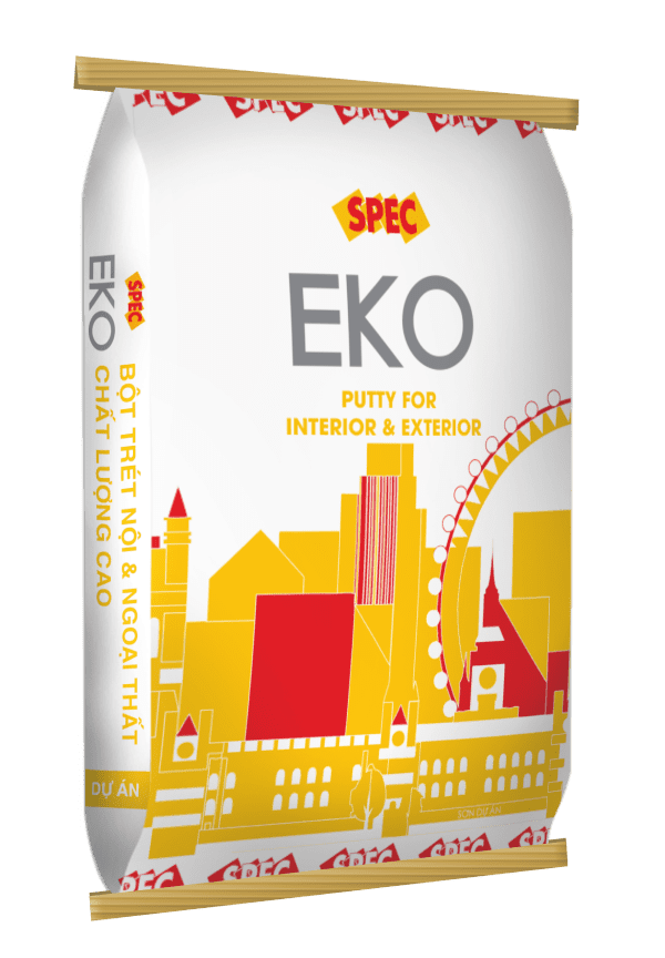 SPEC EKO PUTTY FOR INTERIOR & EXTERIOR – BỘT TRÉT NỘI & NGOẠI THẤT CHẤT LƯỢNG CAO – SƠN DỰ ÁN