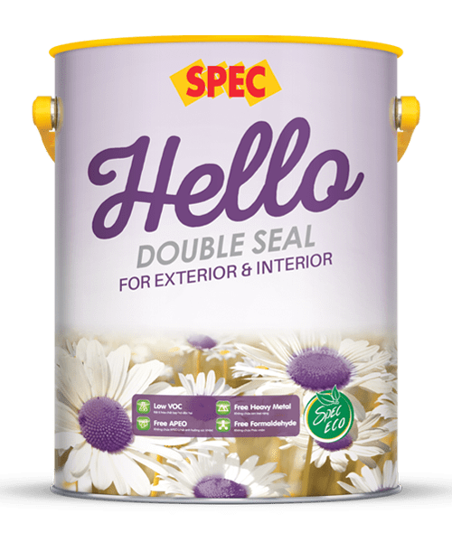 SPEC HELLO DOUBLE SEAL FOR EXTERIOR & INTERIOR – SƠN LÓT CHỐNG THẤM, CHỐNG KIỀM CHUYÊN DỤNG