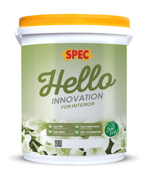 SPEC HELLO INNOVATION FOR INTERIOR – SƠN NỘI THẤT TIÊU CHUẨN MỚI
