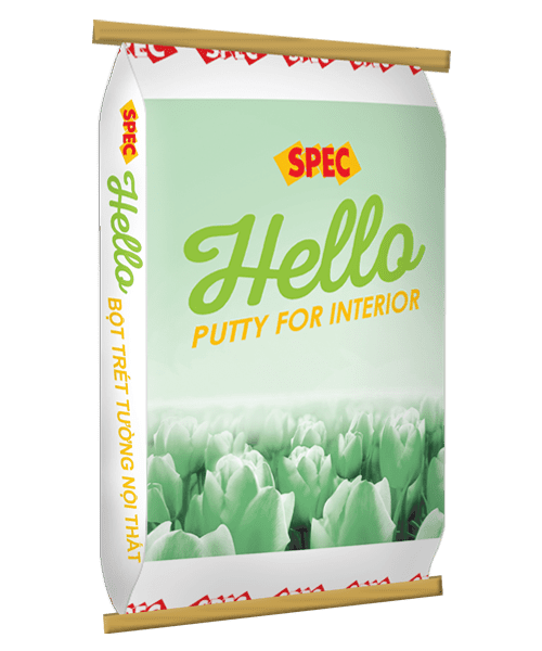 SPEC HELLO PUTTY FOR INTERIOR – BỘT TRÉT TƯỜNG NỘI THẤT
