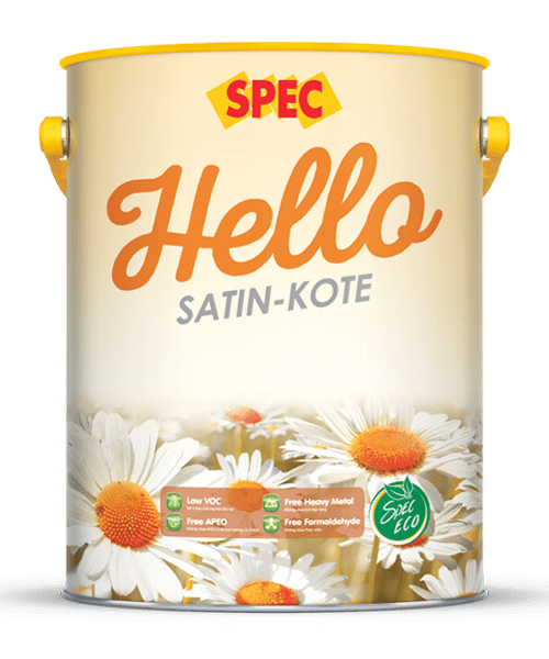 SPEC HELLO SATIN-KOTE – SƠN NƯỚC NGOẠI THẤT SATIN