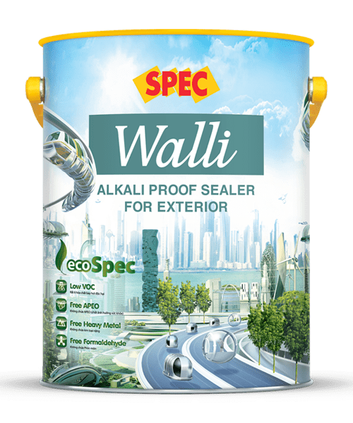 SPEC WALLI ALKALI PROOF SEALER FOR EXTERIOR – SƠN LÓT CHỐNG THẤM, CHỐNG KIỀM CHUYÊN DỤNG