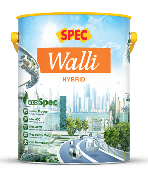 SPEC WALLI HYBRID – SƠN NGOẠI THẤT CAO CẤP CHỐNG THẤM & CHỐNG RẠN NỨT