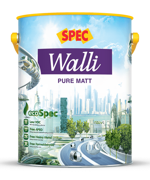 SPEC WALLI PURE MATT – SƠN NỘI THẤT MỜ CAO CẤP