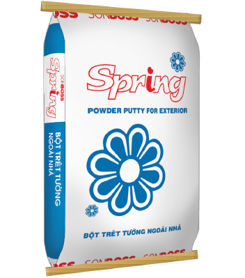 SPRING POWDER PUTTY FOR EXTERIOR – BỘT TRÉT TƯỜNG NGOÀI NHÀ
