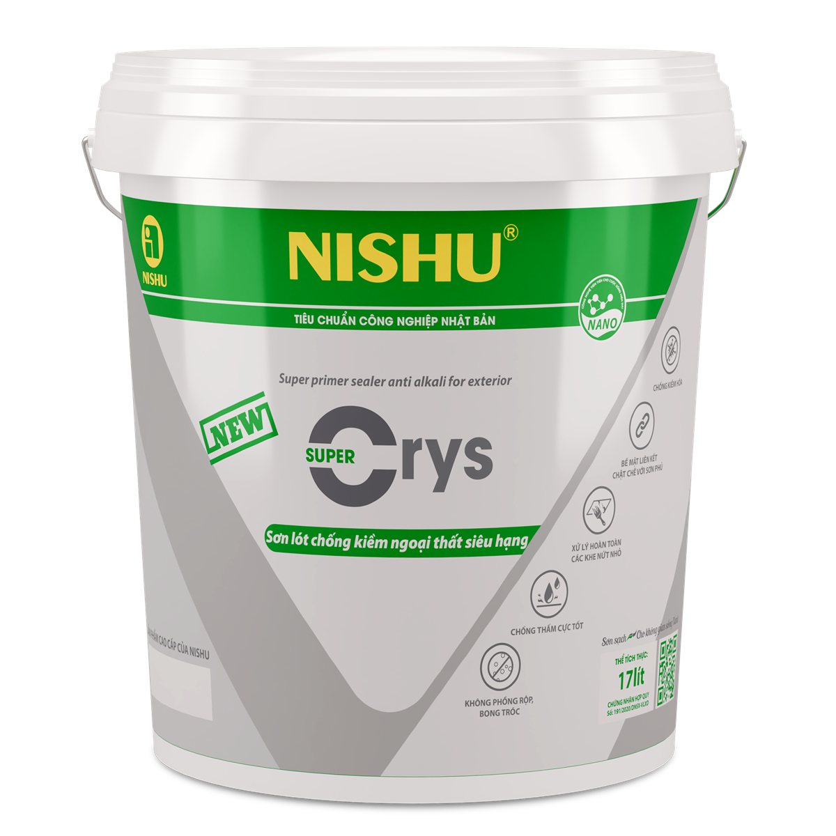 Sơn lót chống kiềm ngoại thất SUPER CRYS