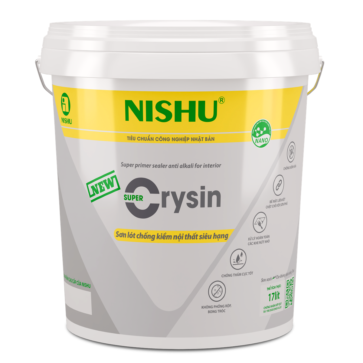 Sơn lót nội thất chống kiềm SUPER CRYSIN