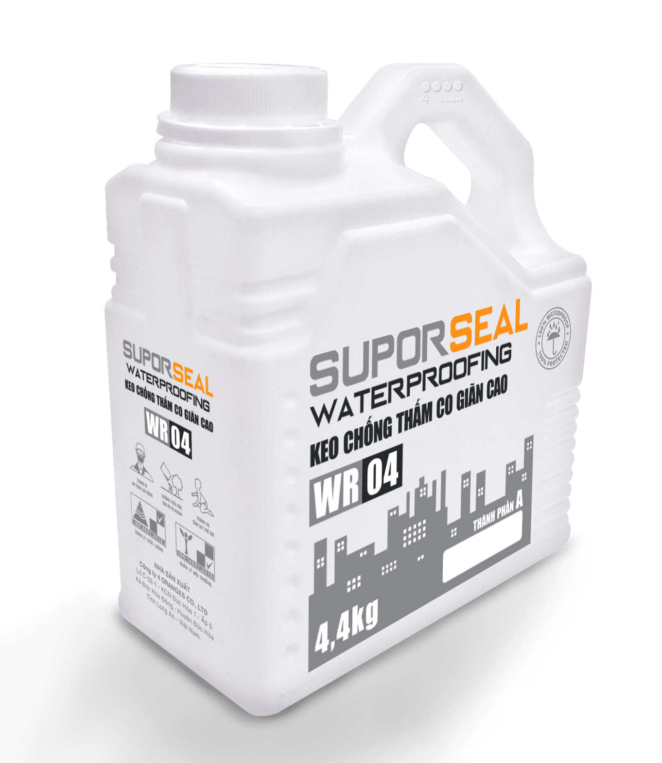 SUPORSEAL WATERPROOFING WR04 – KEO CHỐNG THẤM CO GIÃN CAO