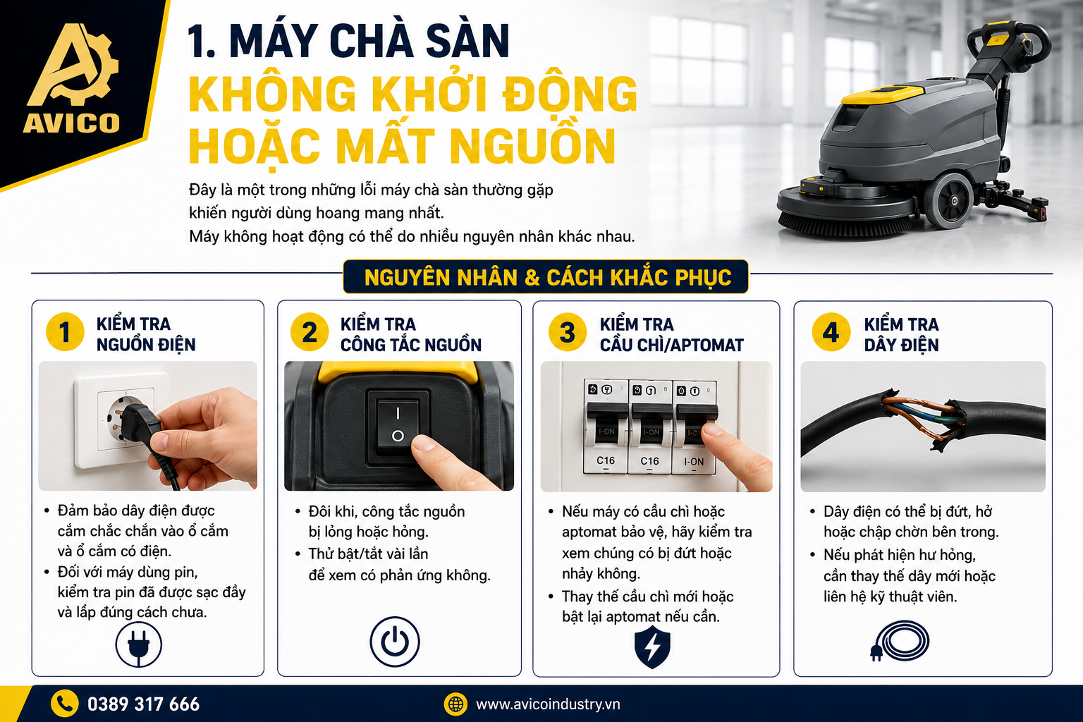 10 Lỗi Máy Chà Sàn Thường Gặp & Cách Khắc Phục Nhanh Chóng 1 d7759d13 4974 42a2 ad93 15a2092b9647