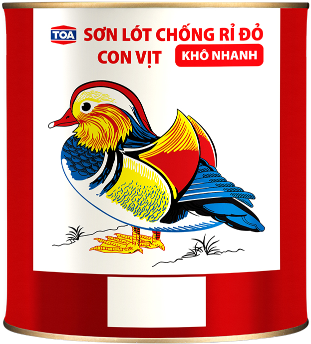 Sơn lót chống rỉ màu đỏ Con Vịt (Mandarin Duck)