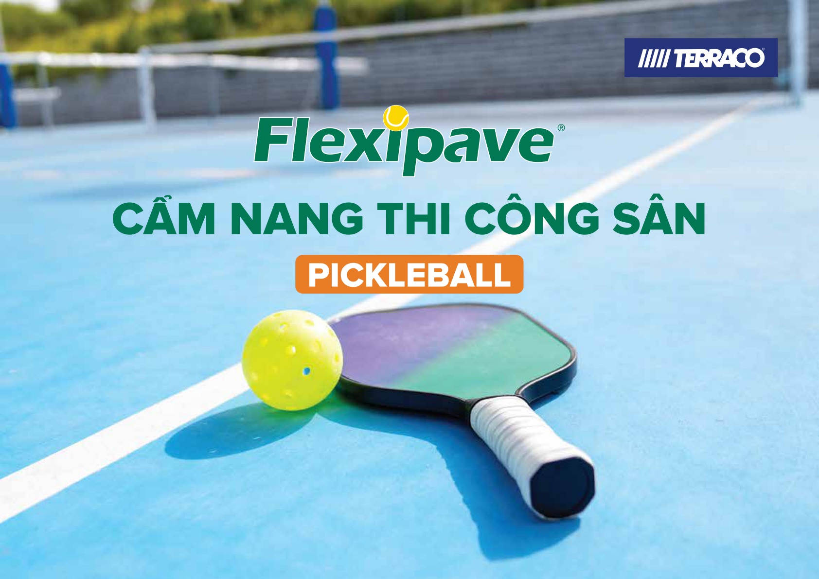 Ảnh bìa Cẩm Nang Thi Công Sân Pickleball Flexipave