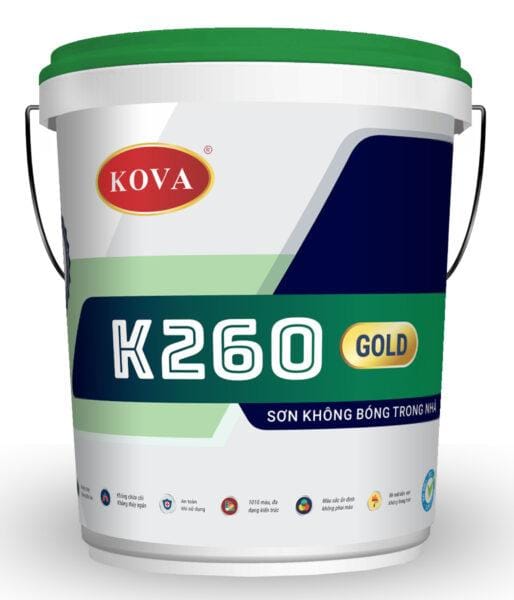 Sơn Kova không bóng trong nhà K260-Gold