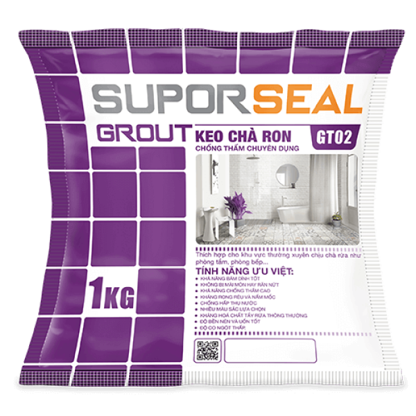 Keo chà ron chống thấm chuyện dụng Suporseal Grout GT02
