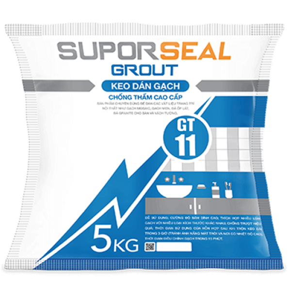 Keo dán gạch chống thấm chuyên dụng Suporseal Grout GT11