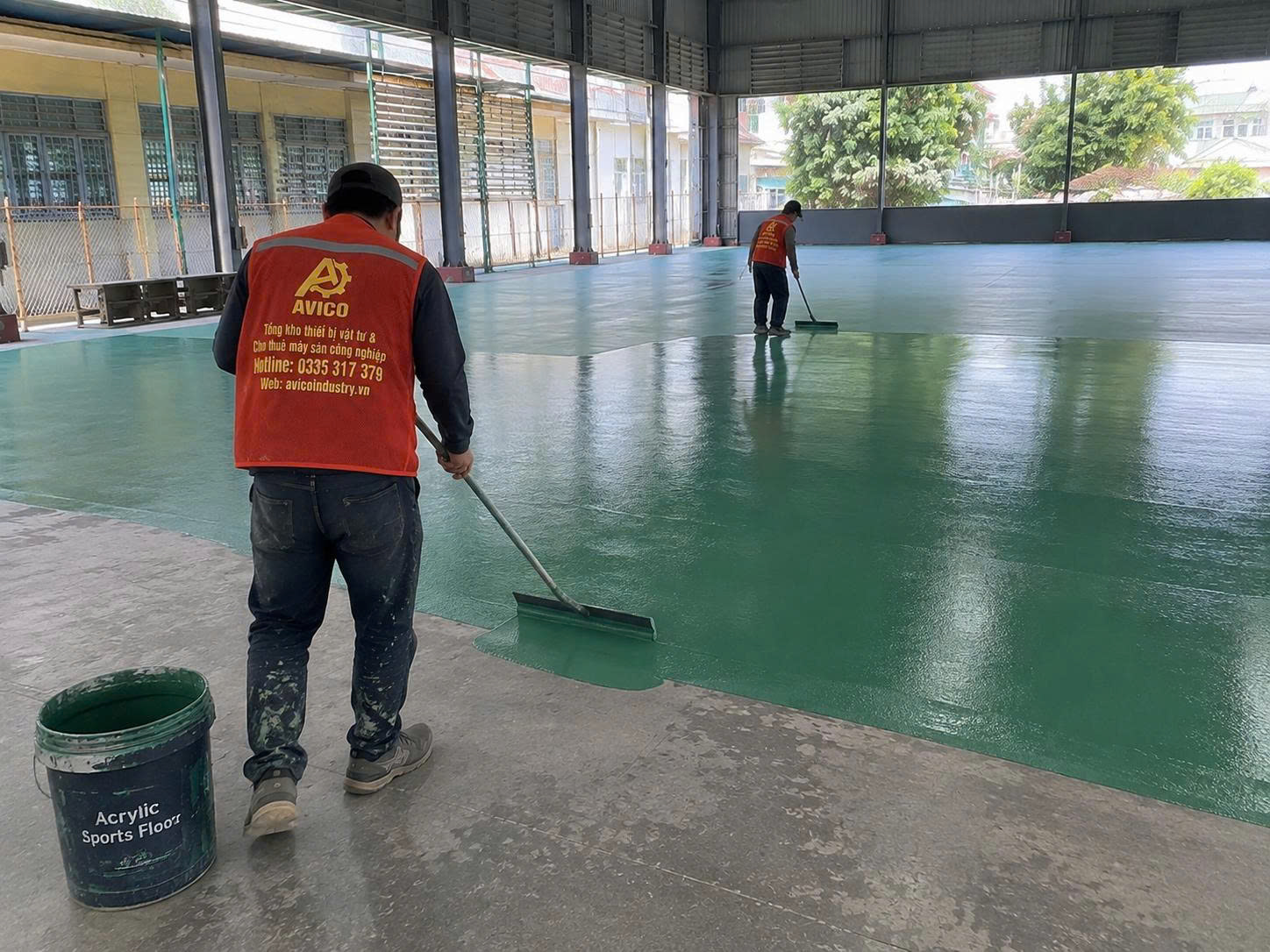 Thi Công 6 Sân Cầu Lông tại Quận 2 tp HCM 3 1786779973578 2126880319291072698 5561662981191916048 0f0f1e036a7d3c0585cb7541ba501f4b