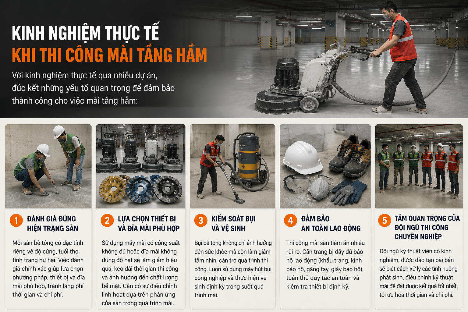 Mài Tầng Hầm Chuẩn AVICO: Quy Trình, Thiết Bị & Kinh Nghiệm 11 66d4e5ba 9461 40f0 8c96 6964cb52faf3